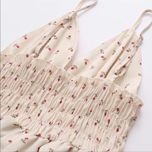 Rosie Summer Mini Dress, Lux Lined Mini In Petal Print, Fit & Flare Flowy Dress - Picture 6 of 16